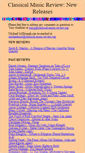 Mobile Screenshot of classical-music-review.org